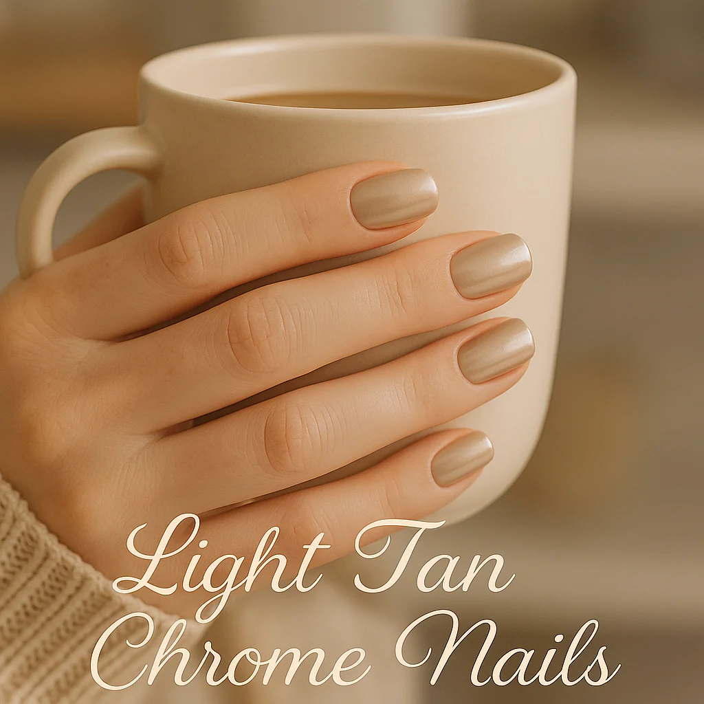 light-tan-chrome-nails
