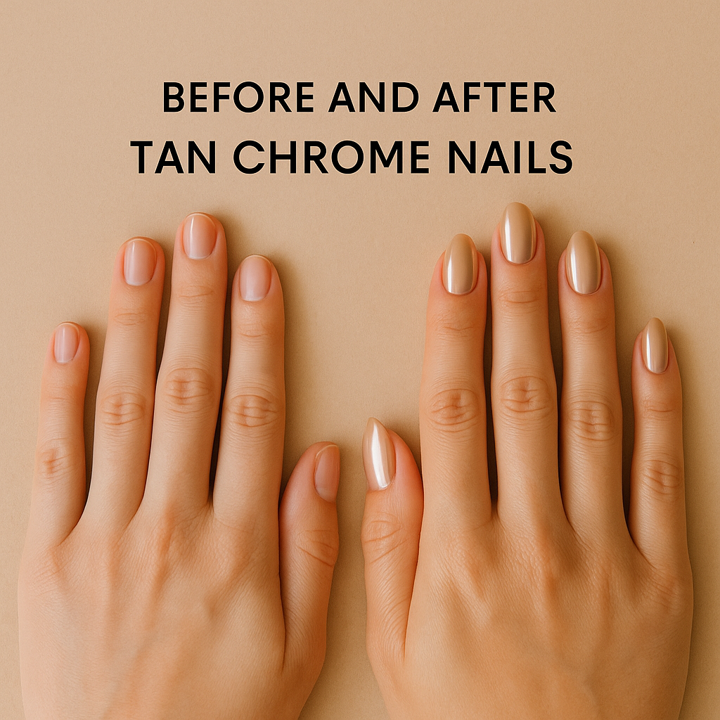 chrome effect nails