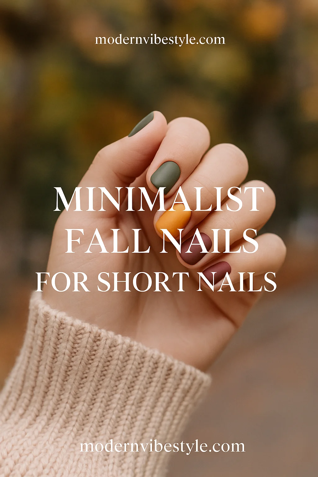 trending fall nails for short nails