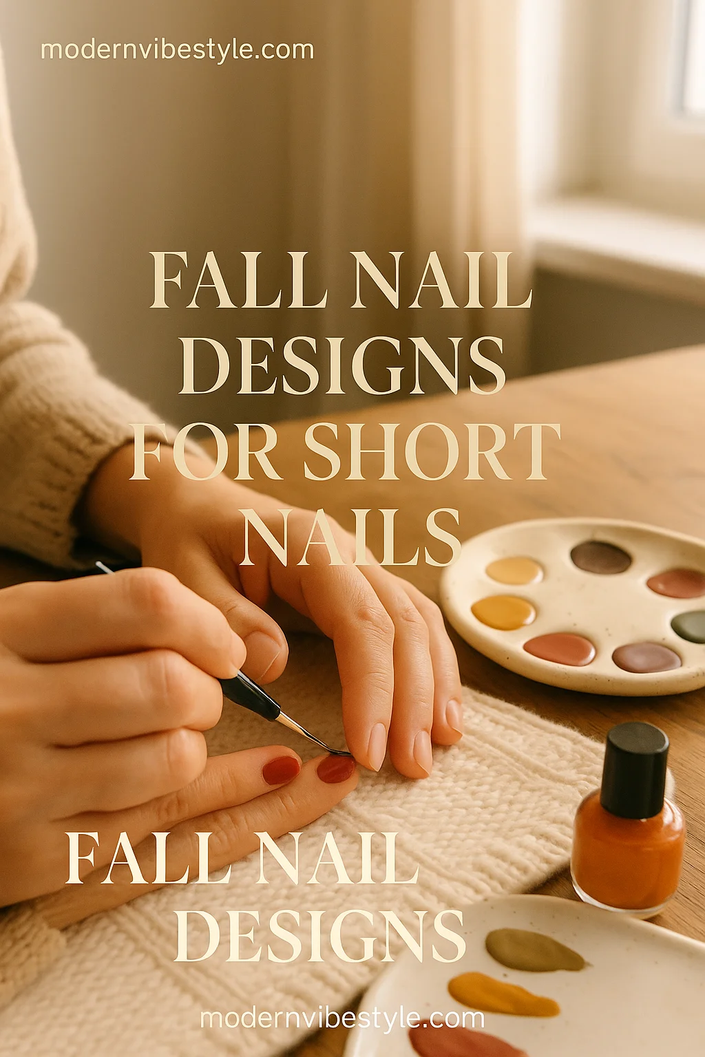 best fall nails for short nails