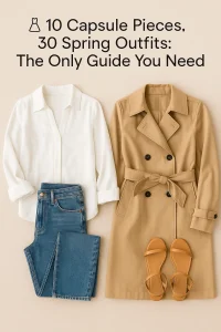 budget-friendly spring capsule