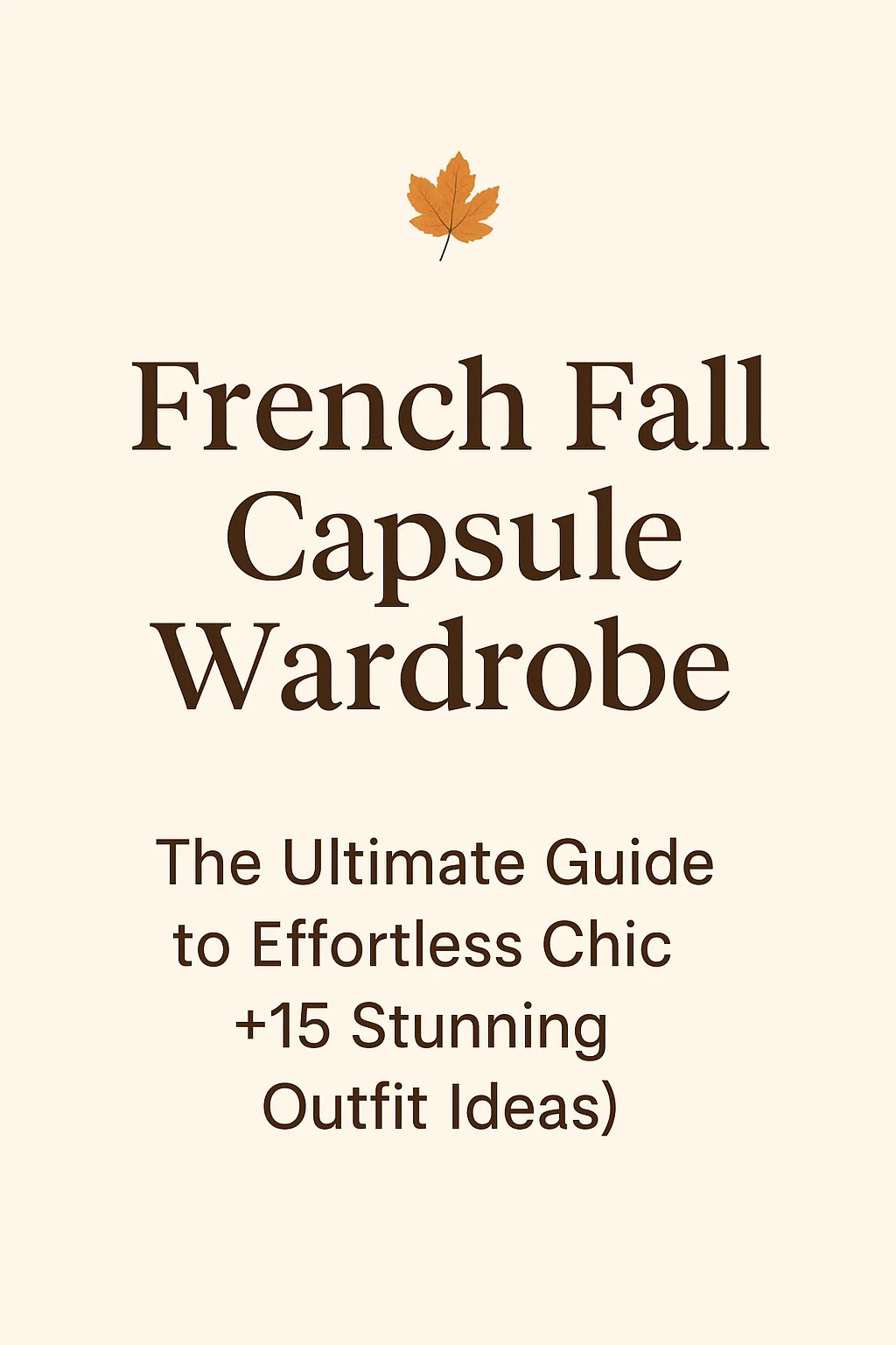 chic french fall outfits