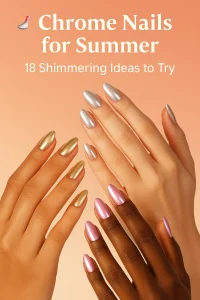 chrome nails for summer