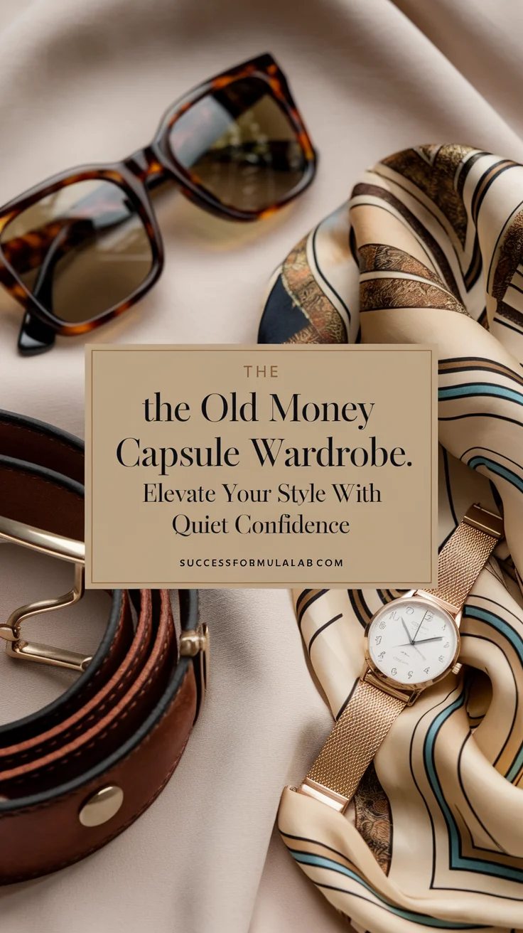 old money style for beginners