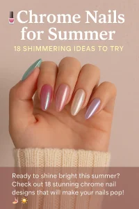 shiny summer nail ideas