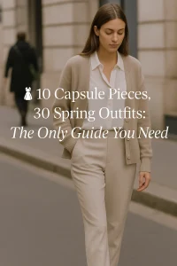 10-Piece Spring Capsule Wardrobe