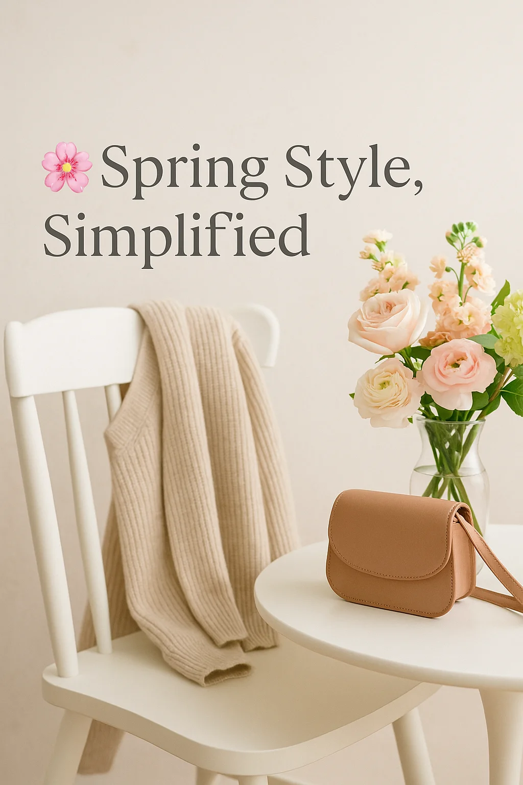 spring capsule wardrobe Effortless
