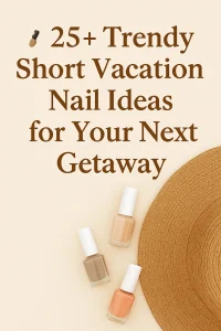 trendy vacation nails
