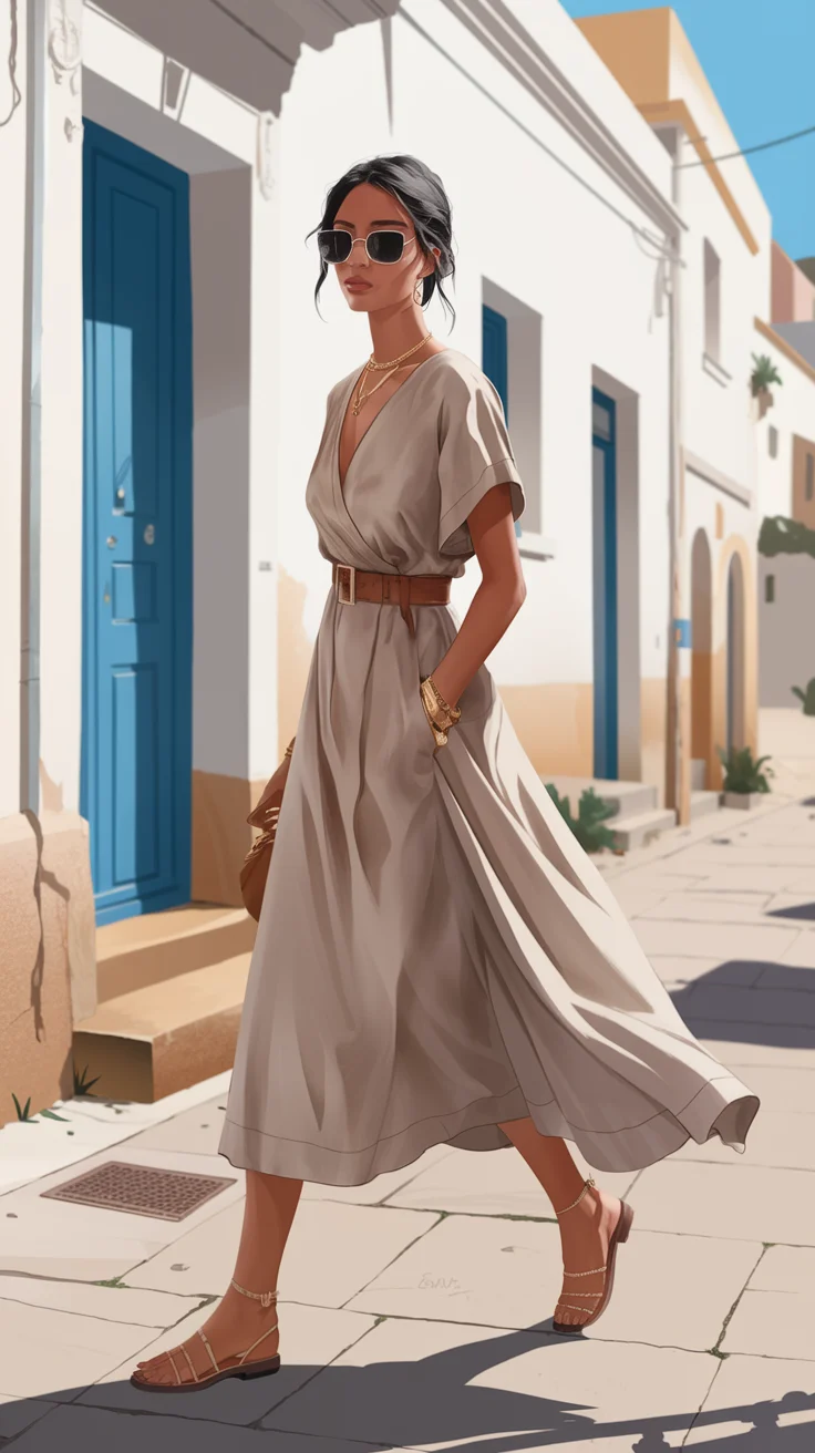 white summer dress