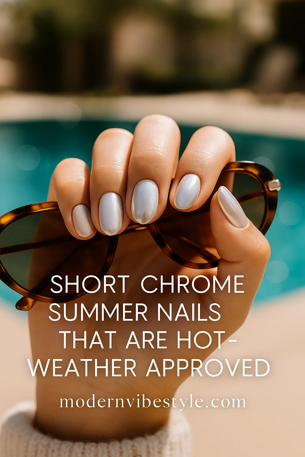 summer-ready chrome nail designs